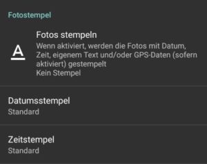 Android Datum auf Foto anzeigen