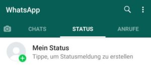 WhatsApp Status Screenshot sichtbar? (2019)